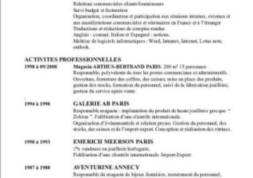 I will review your French resume (CV)