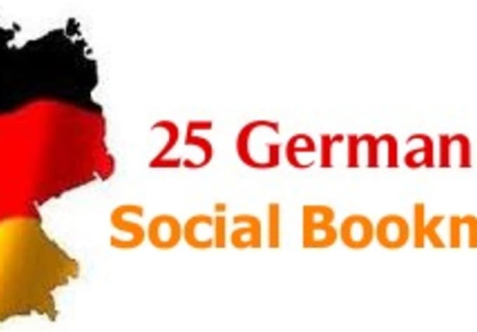 I will submit manually your website or blog 25 Most Popular German Social Bookmaks