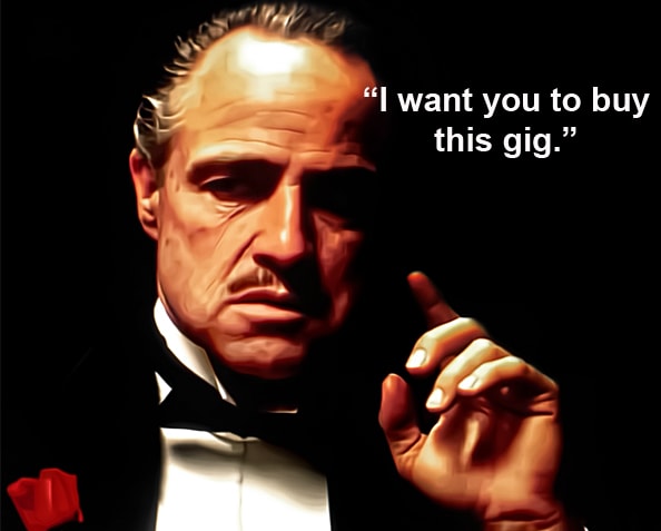 I will talk like the original godfather using your script