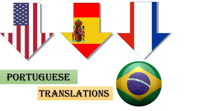 I will translate english, french or spanish into portuguese