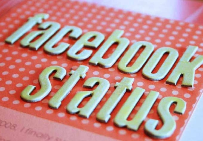 I will update your facebook status daily in 1 week