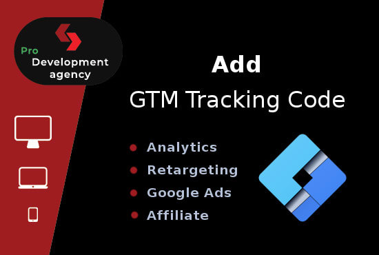 I will add google tag manager tracking code