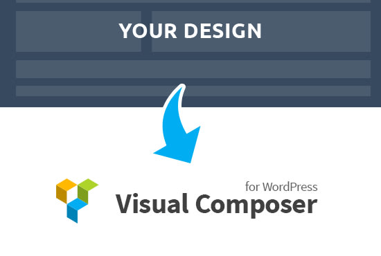 I will add your design in wpbakery visual composer or elementor