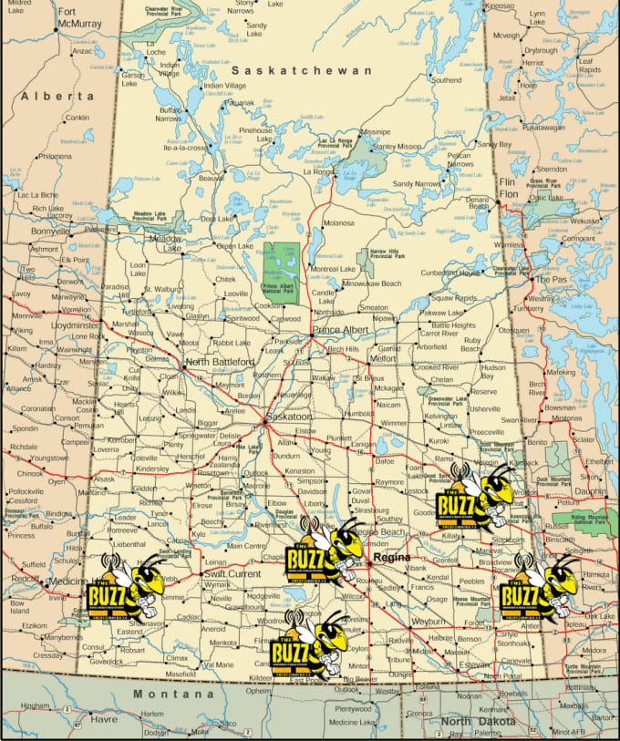 I will air your radio ad on 6 stations in southern saskatchewan