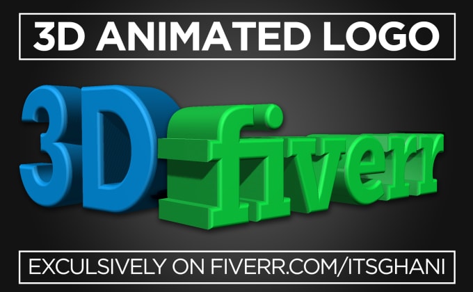 I will animate logo 3d rotation for videos, watermarks