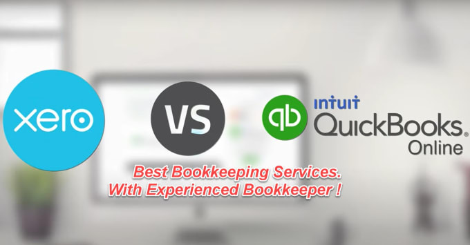 I will be your bookkeeper using quickbooks online, xero, wave