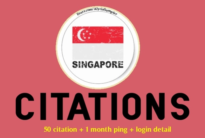 I will build local singapore citations for local business SEO