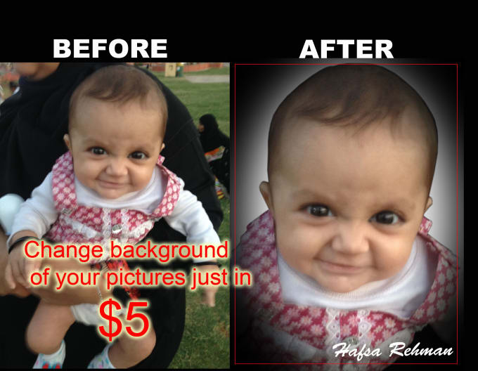 I will change background of your image or retouching professionally