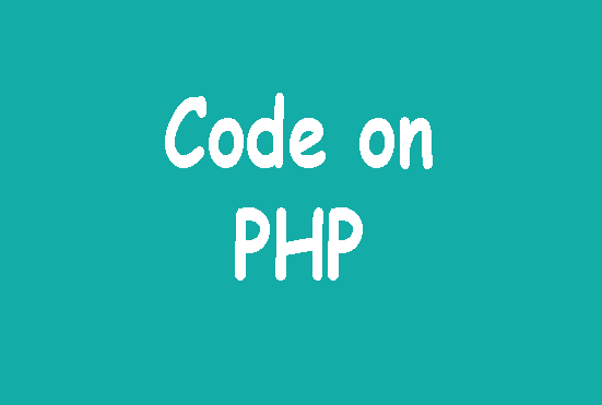 I will code on PHP for you