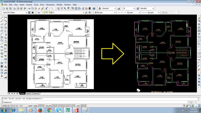 I will convert anything in autocad