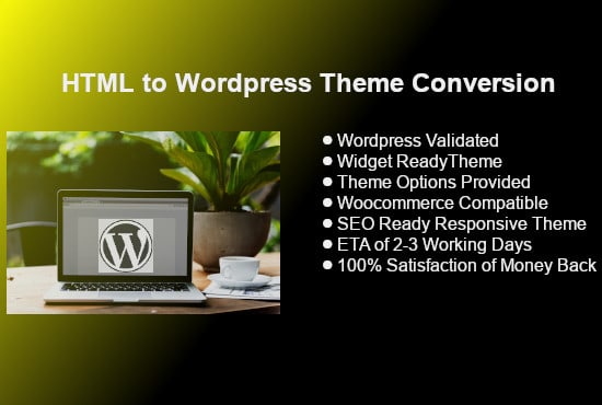 I will convert psd or html into wordpress website