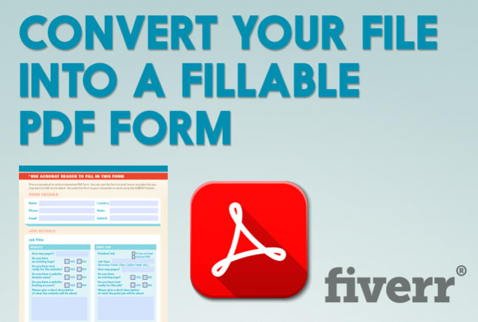 I will convert your document into a fillable PDF form, fast