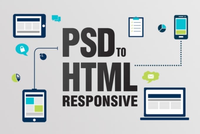 I will convert your psd to html