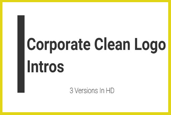 I will create 3 corporate clean logo intro video animation in HD