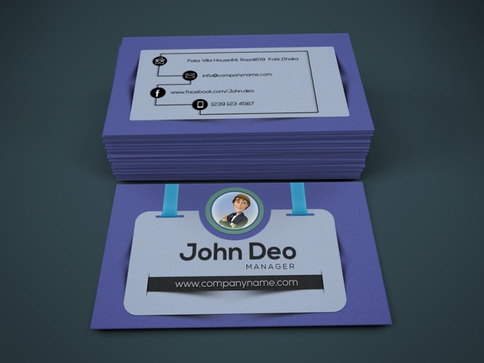 I will create 3 different business card design within 10 hour