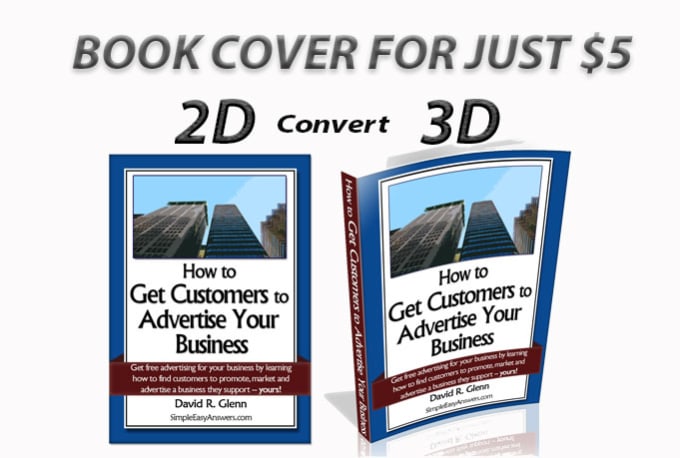 I will create 3d book cover for you