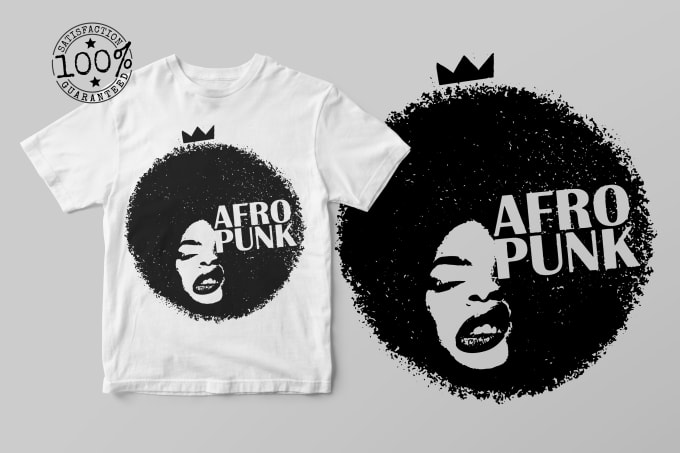 I will create a cute black and white tshirt design