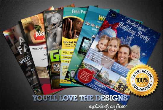 I will create a professional flyer and poster for your business