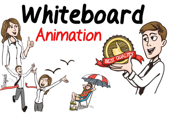 I will create a professional whiteboard animation in full HD