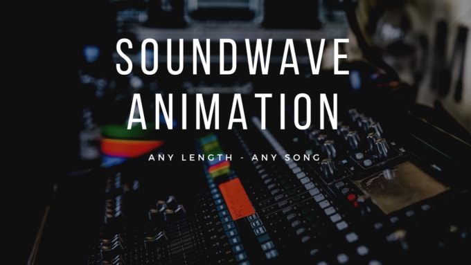 I will create a sound wave animation for you