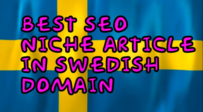I will create a swedish niche article in a swedish domain