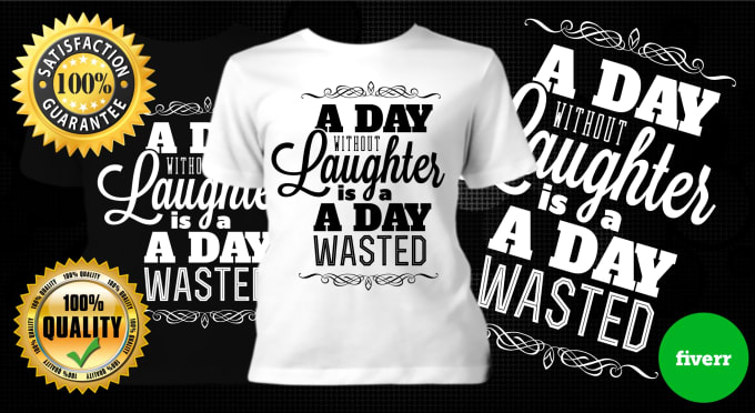 I will create a typography tshirt design
