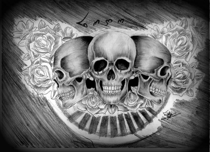 I will create any tattoo design or recreate an old drawing