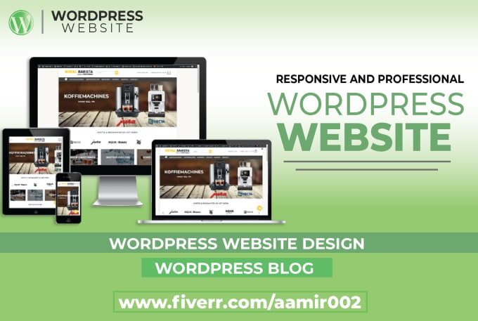 I will create awesome wordpress website or wordpress website design
