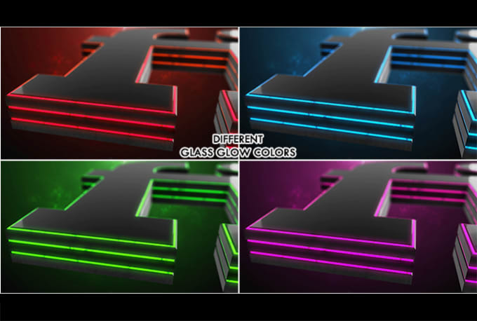 I will create dubstep glow cinematic 3d logo reveal intro