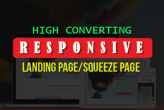 I will create fantastic landing page or squeeze page