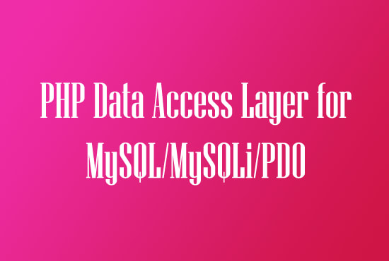 I will create PHP classes for mysql in 1 hour