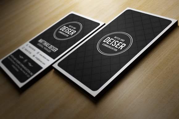 I will create professional business card in 24 hours