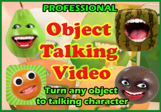 I will create professional object talking video