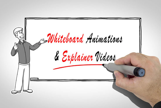 I will create whiteboard animations and explainer videos