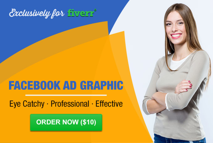 I will design a catchy and effective facebook ad graphic