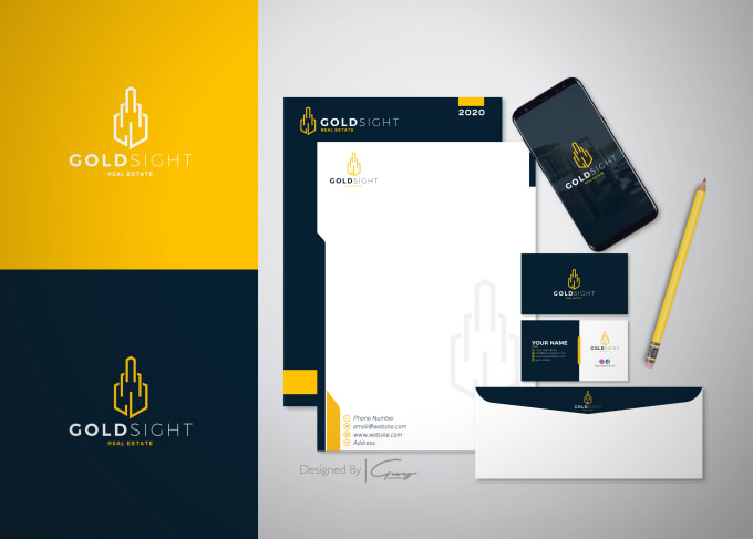 I will design a modern logo and branding package