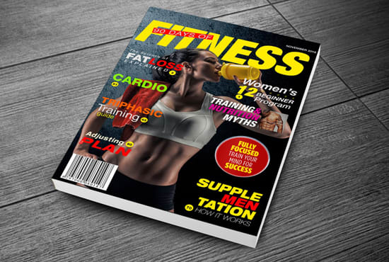 I will design an awesome magazine cover, ebook cover design