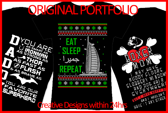 I will design an awesome teespring tshirt within 24 hours