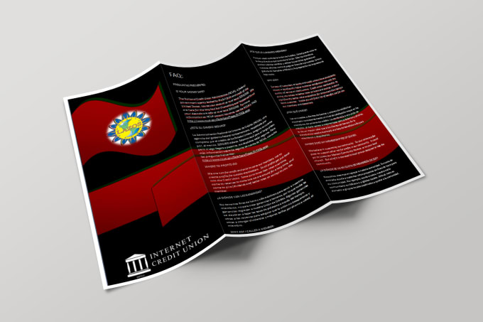 I will design an eye catching brochure or flyer