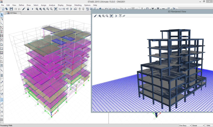 I will design and analyze concrete and steel structures with foundations