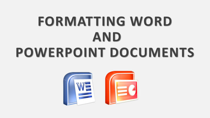 I will design and format your word, powerpoint, visio, keynote doc