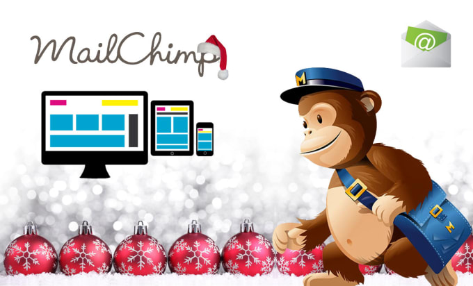 I will design attractive christmas email newsletter for mailchimp