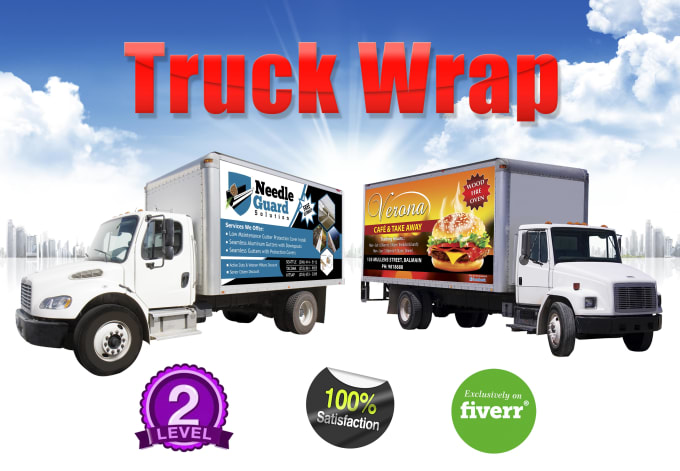 I will design attractive truck wrap