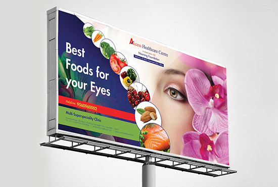 I will design billboard, outdoor banner and signage