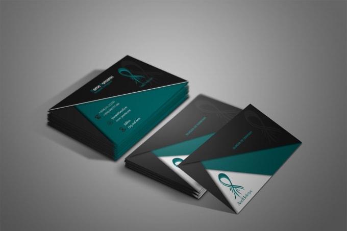 I will design business card with realistic mockup