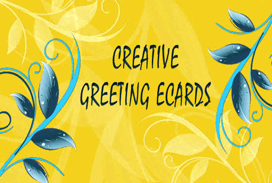 I will design creative greeting ecard