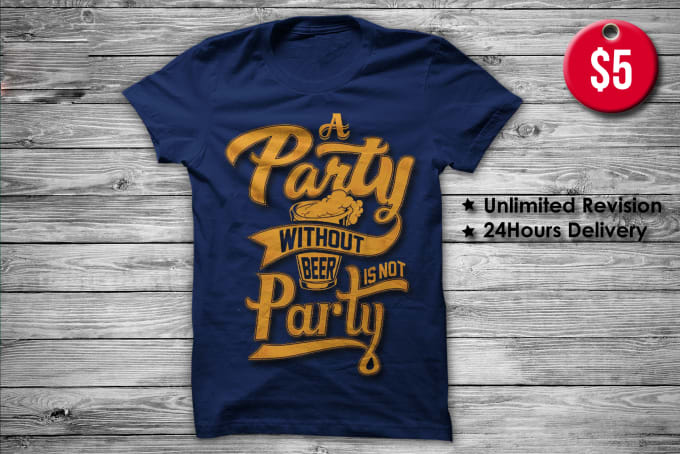 I will design creative t shirt designs within 24 hours