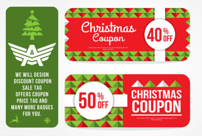 I will design Discount coupons,Sale tags,badges