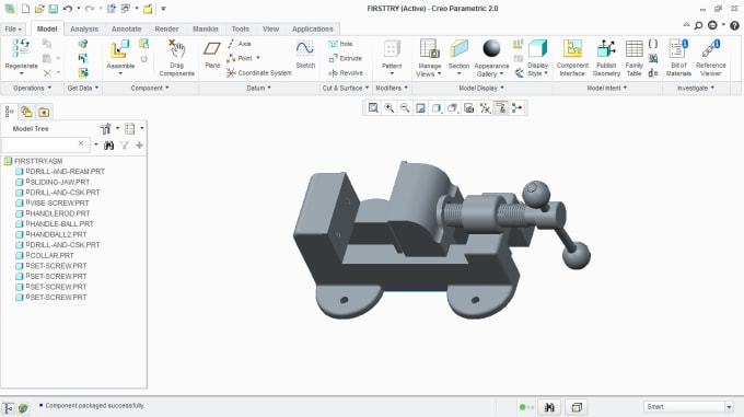 I will design engineering models and drafting in creo parametric