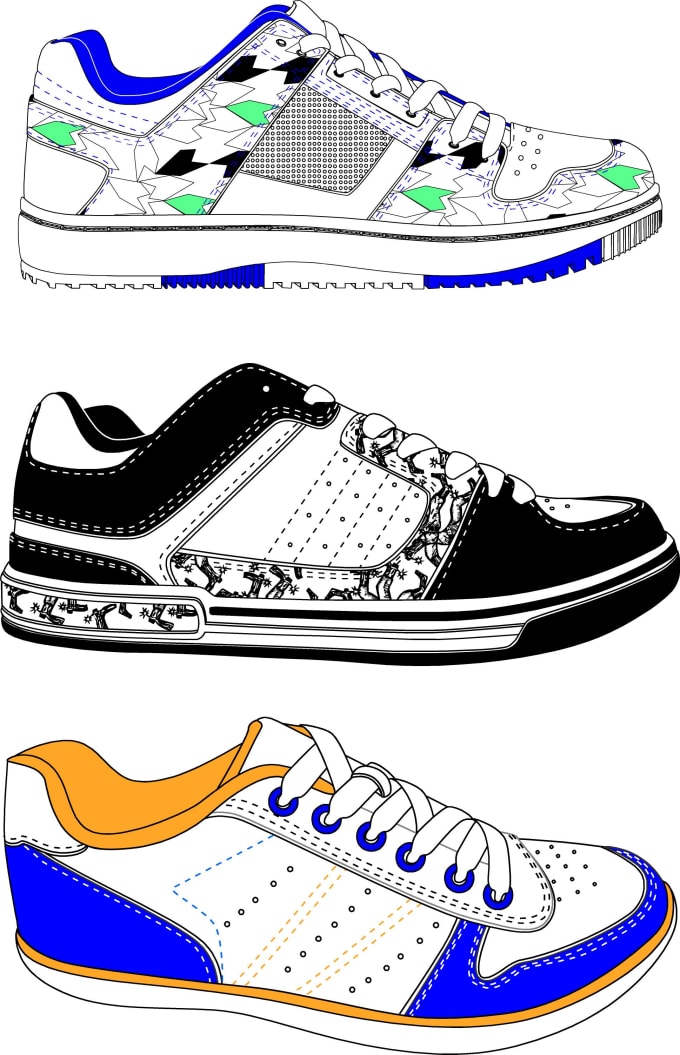 I will design footwear and design your dream shoe